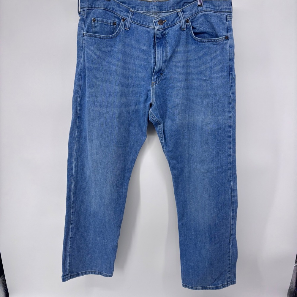 Wrangler Mens Jeans Blue Denim Pants Casual Everyday Wear 38x30